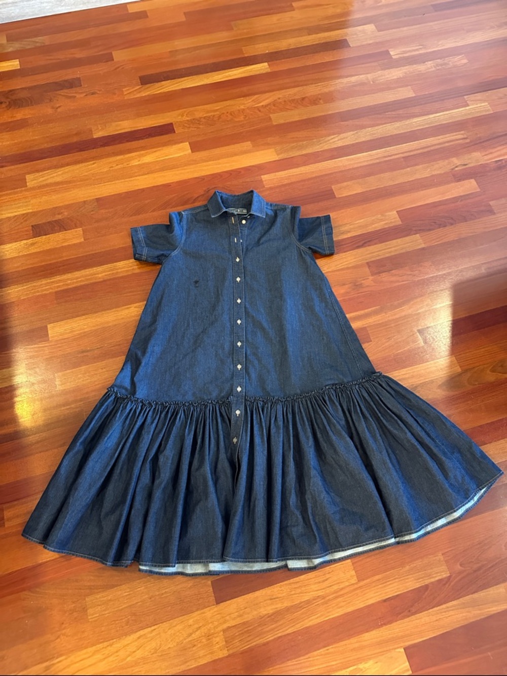 Christian Dior Paris Runway Denim Dress, Size 6 - Picture 4 of 7